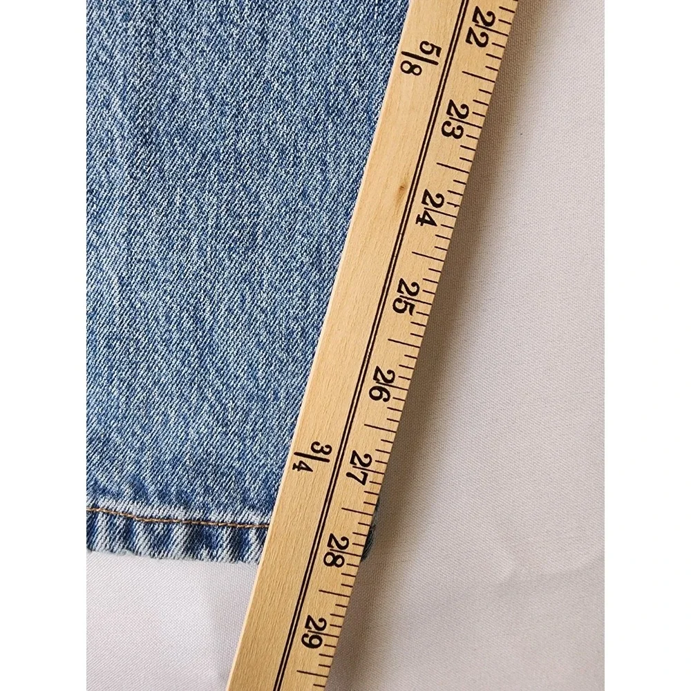 Levi's 501 Original Button Fly Jeans Men's W34 L30 Light Wash Straight Leg 100%